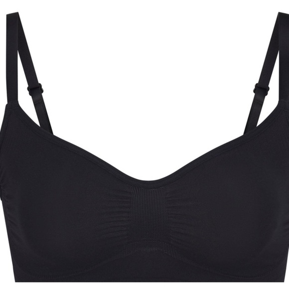 SKIMS Seamless Bralette, Size SMALL, ONYX - Picture 8 of 9